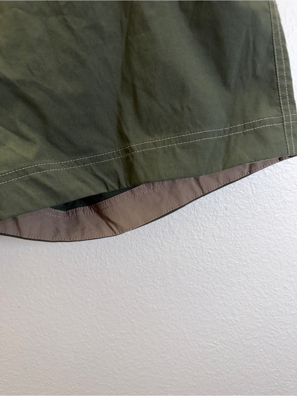 sahalie Women's High-Waist Olive Green Outdoor Shorts - Picture 2 of 10